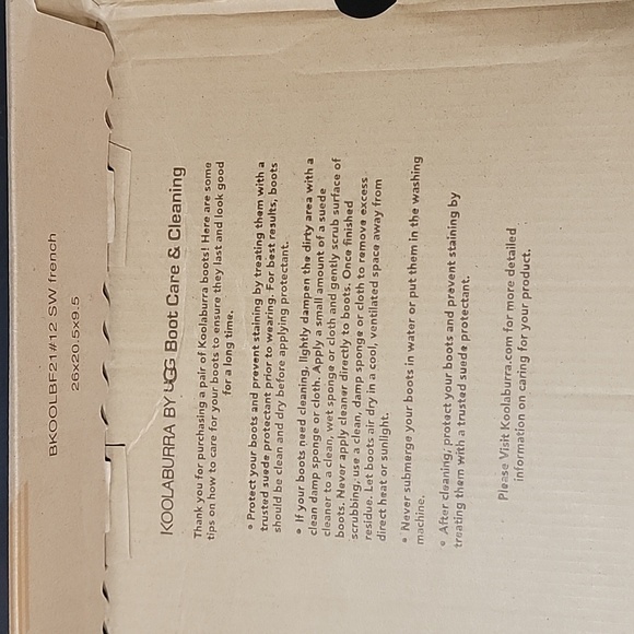 UGG Koolaberra Classic II Weather Short chestnut color boots size 6 - Picture 11 of 12